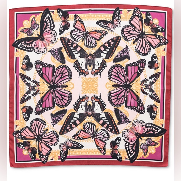 INC International Concepts Accessories - NWT I.N.C International Concepts Butterfly Scarf w/Silver Scarf Ring
